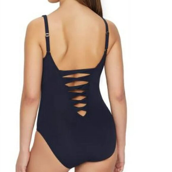 Bleu Rod Beattie Womens Twister One-Piece Swimsuit - Picture 2 of 5